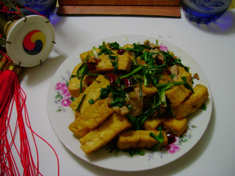 香菜炒豆腐步骤13