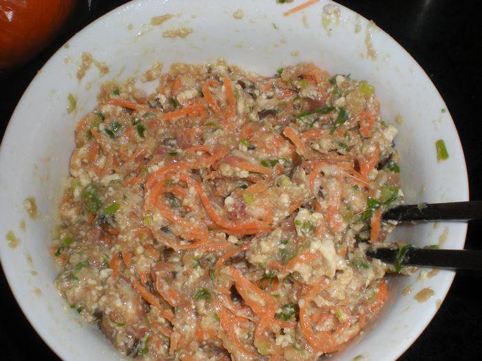 胡萝卜豆腐馅饼步骤5