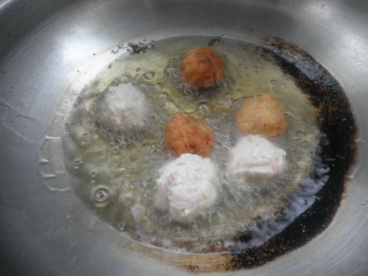 豆腐丸子烧西葫芦步骤9