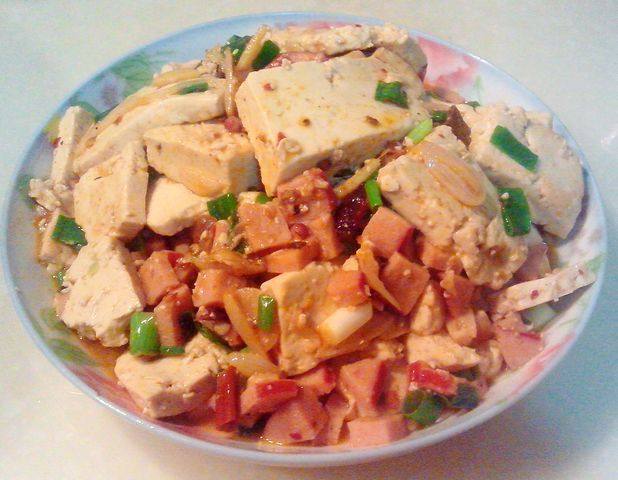火腿炖豆腐步骤7