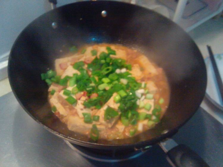 火腿炖豆腐步骤6