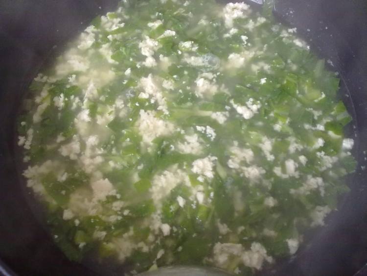 小白菜菜豆腐步骤5