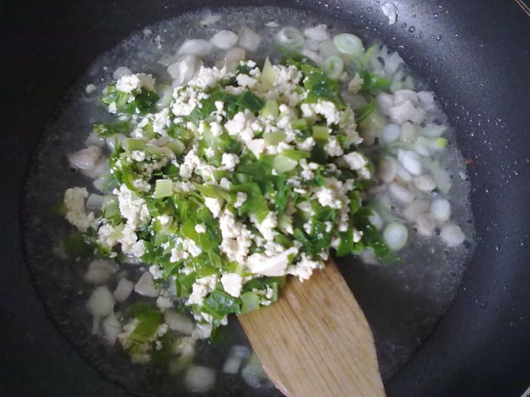 小白菜菜豆腐步骤8