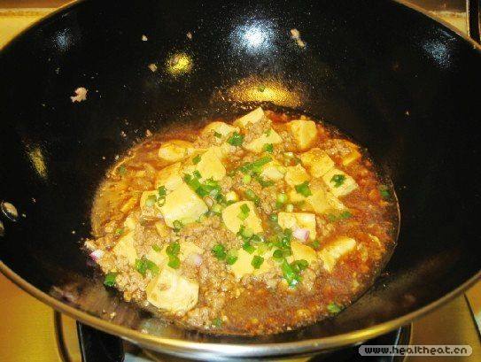 肉沫豆腐步骤7