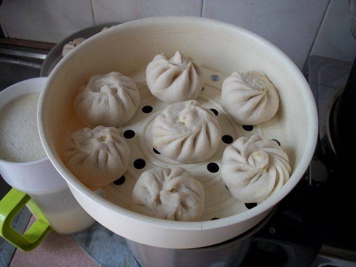 三色肉包步骤4