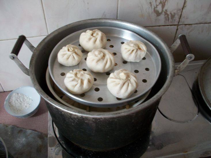 三色肉包步骤5