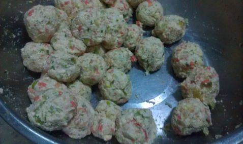 蒸蒸日上蔬菜豆腐丸步骤4