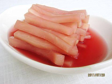 苋汁萝卜条步骤8