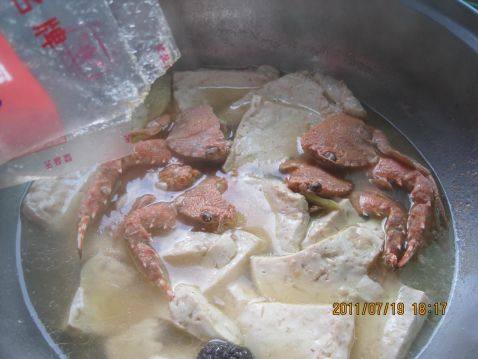豆腐蟹汤步骤5
