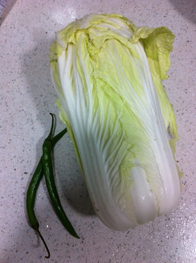 醋辣大白菜步骤1