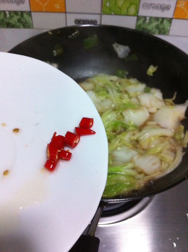 醋辣大白菜步骤7
