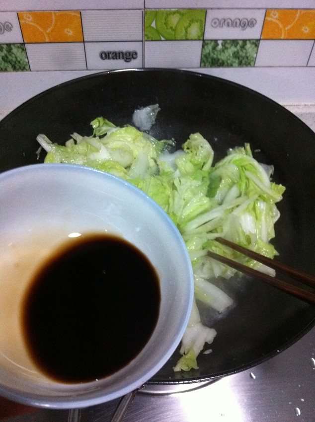 醋辣大白菜步骤6