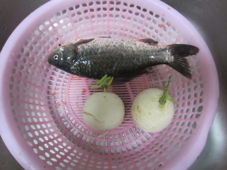 萝卜鲫鱼金桔汤步骤1