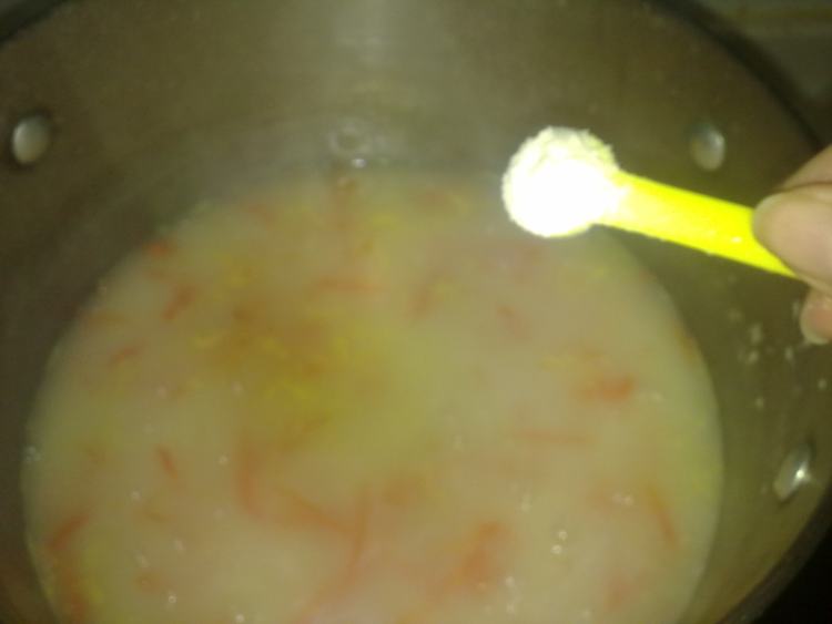 胡萝卜粥步骤8