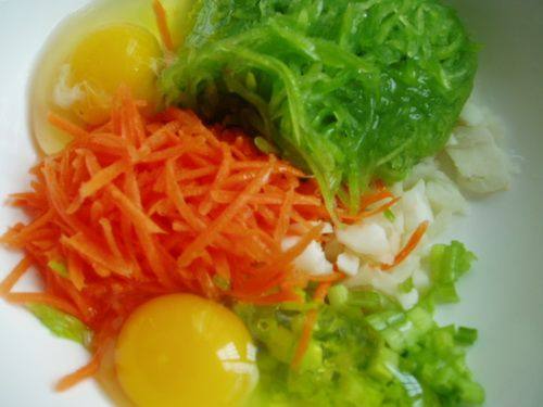 苦瓜烙饼步骤7
