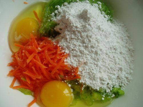 苦瓜烙饼步骤8
