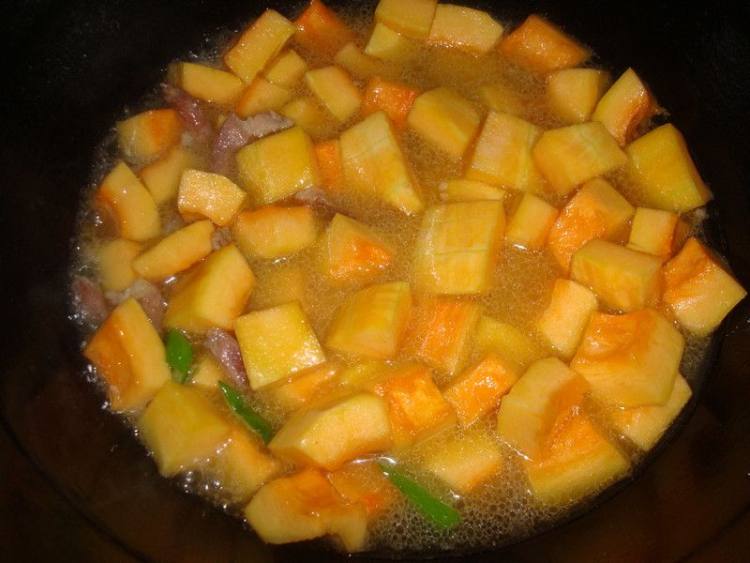 肉炖南瓜步骤6