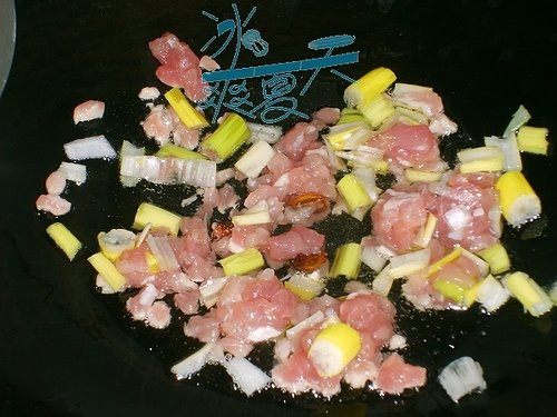 肉末萝卜粉步骤3