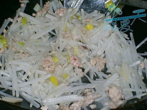 肉末萝卜粉步骤4
