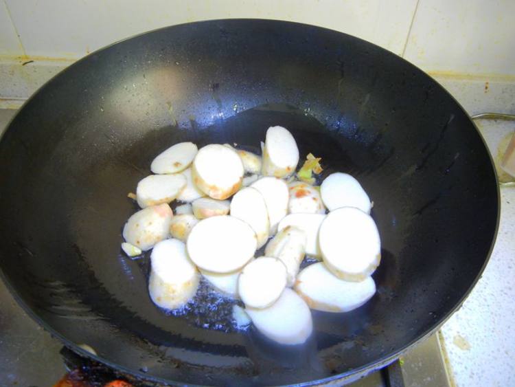 扁豆煮香沙芋步骤6