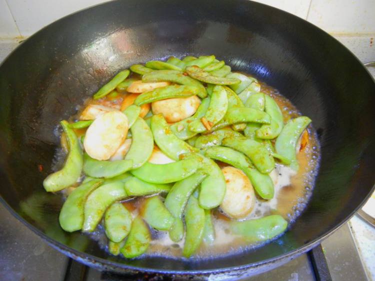 扁豆煮香沙芋步骤9