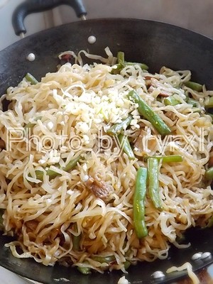 家常扁豆焖面步骤9