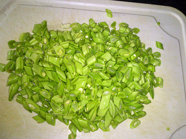 扁豆烫饭步骤5