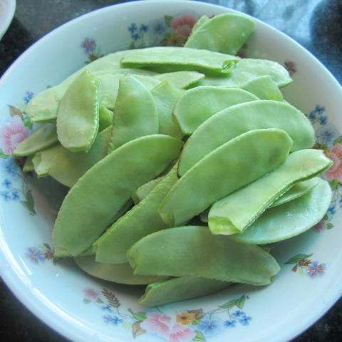 素炒扁豆步骤1