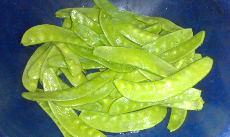 扁豆炒鱿鱼步骤2