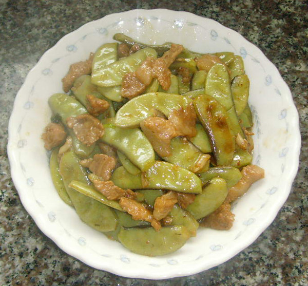 炒扁豆步骤5