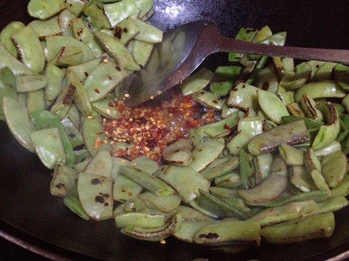 素烧扁豆步骤4