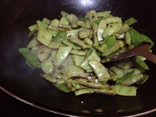 素烧扁豆步骤5