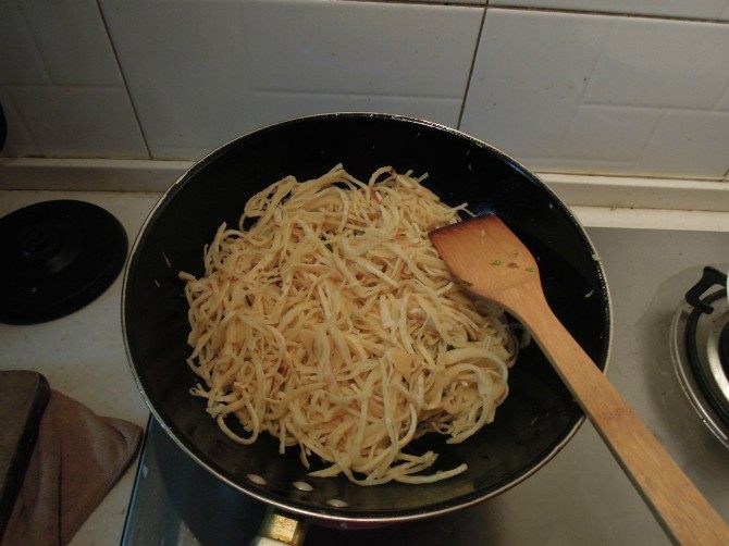老北京风味炒饼步骤6
