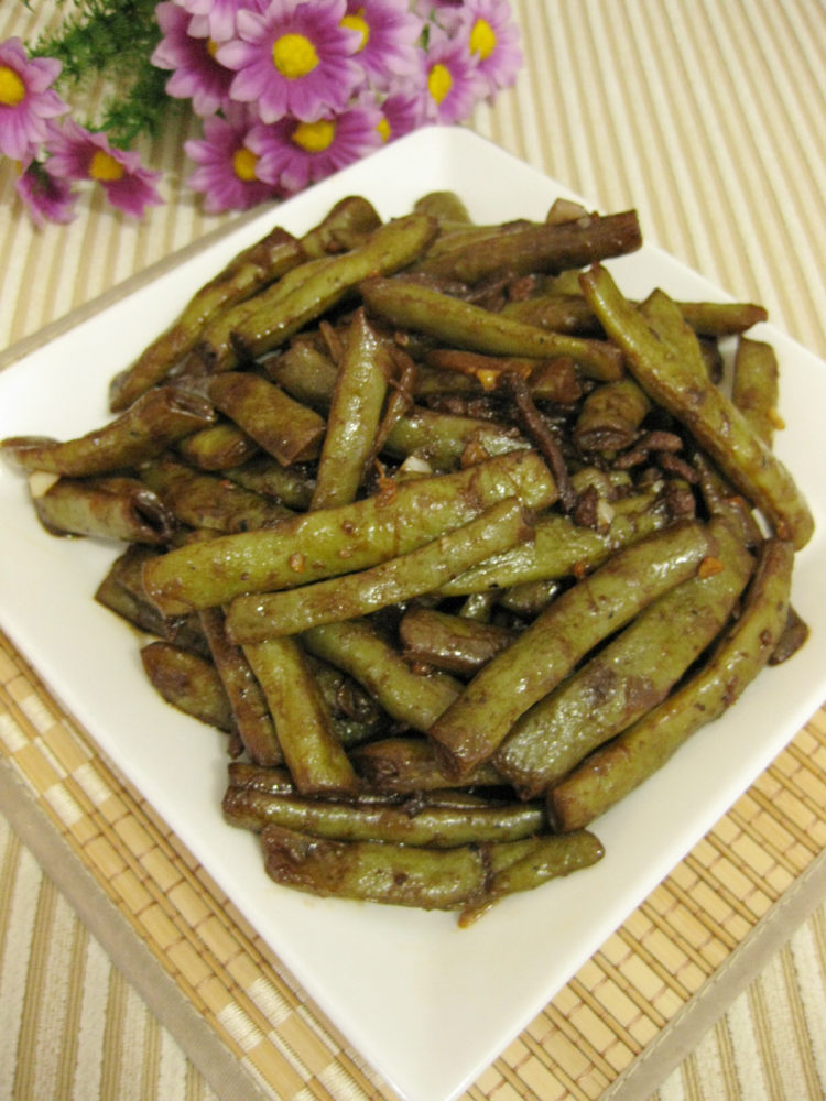 肉丝炒扁豆步骤15