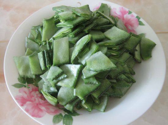 豆豉炒扁豆步骤2
