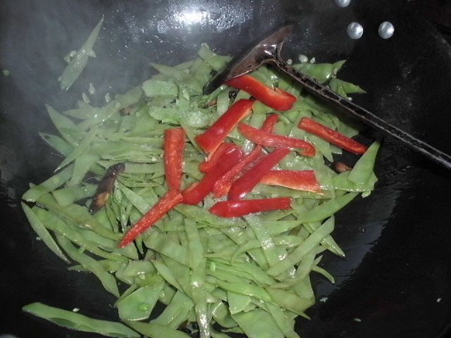 腊炒扁豆步骤8