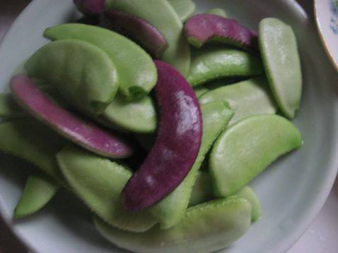 扁豆茭白步骤1