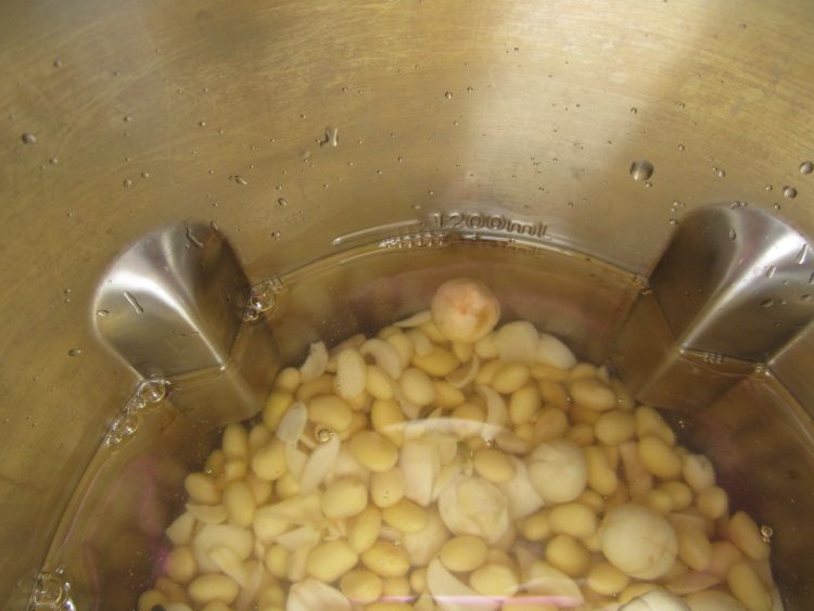 百合莲子豆浆步骤6