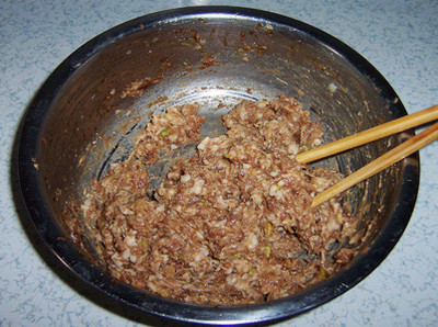 虾仁肉饼蒸蛋步骤2