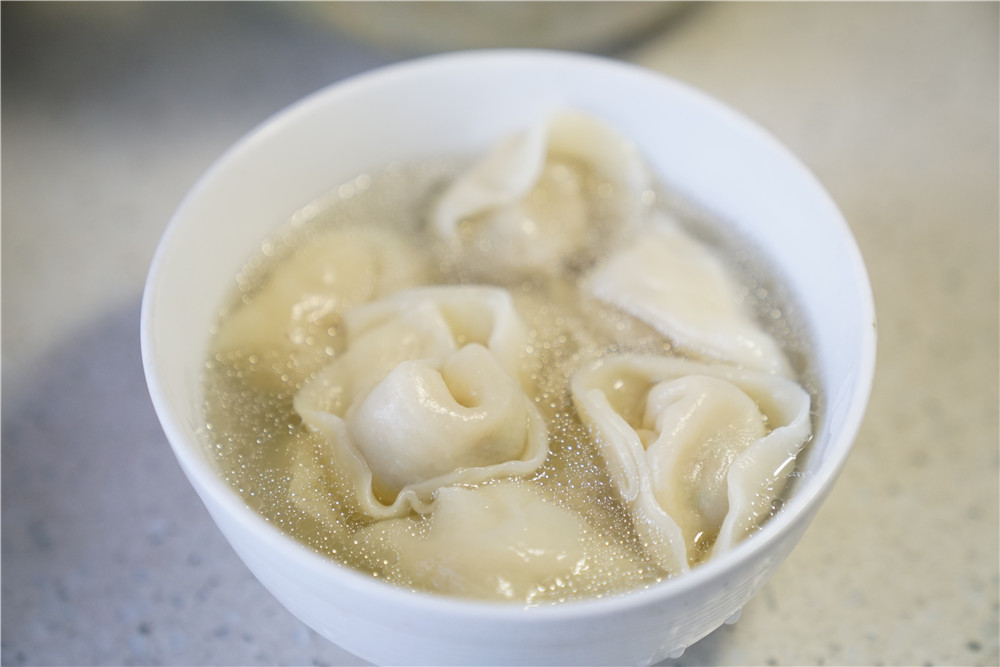 蛋丝豇豆鲜肉馄饨步骤7