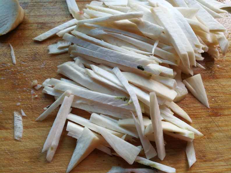 肉末橄榄菜步骤4