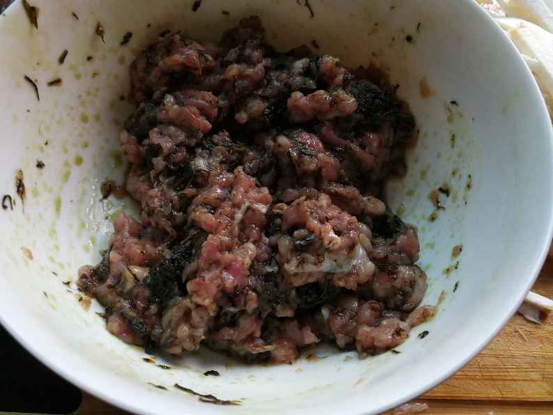 肉末橄榄菜步骤3