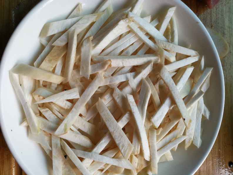 肉末橄榄菜步骤5