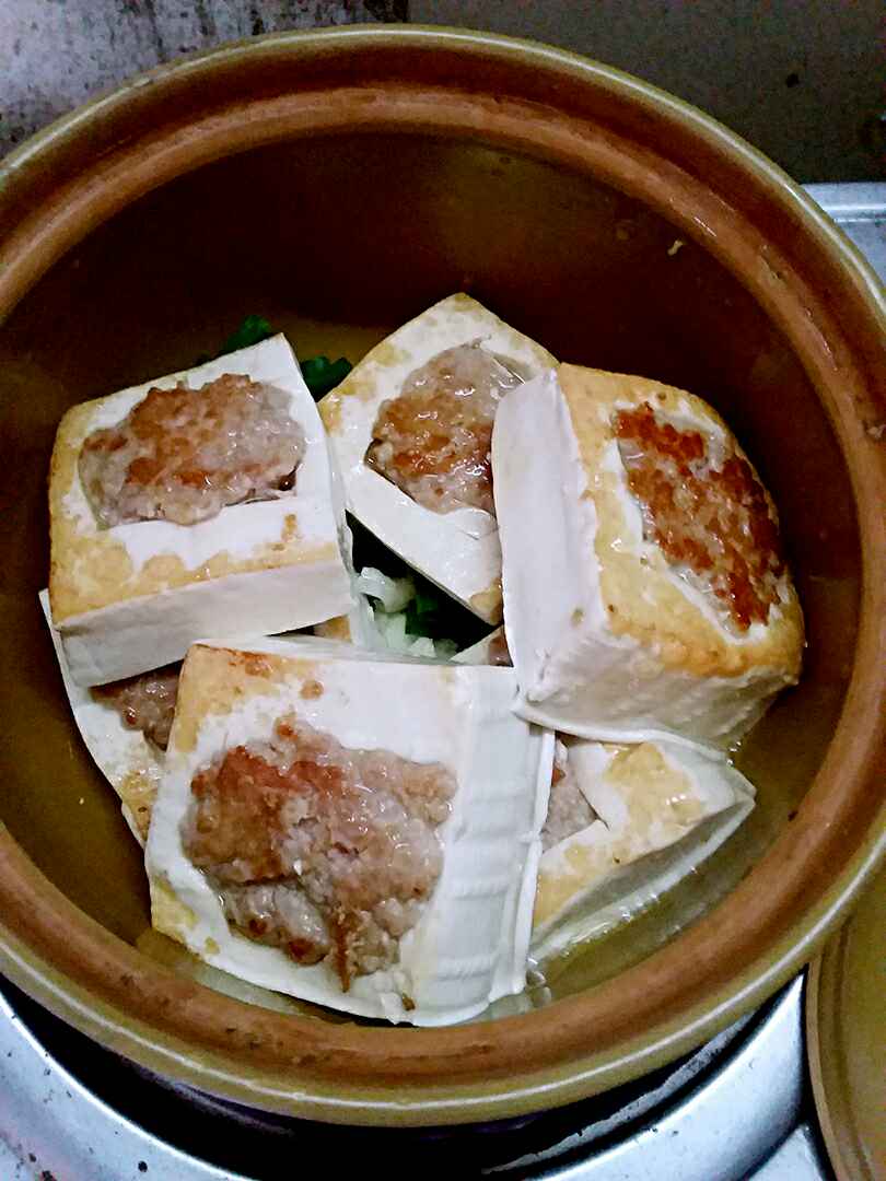 酿豆腐煲步骤7