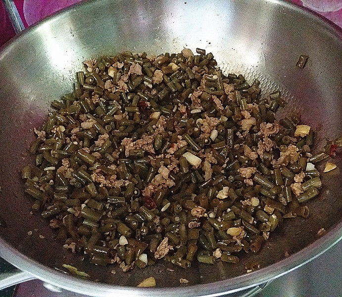 肉沫酸豆角步骤16