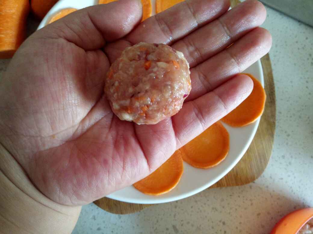 大米肉圆子步骤7