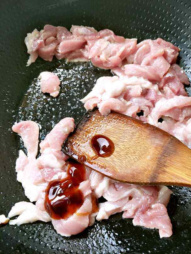 木瓜炒肉步骤5