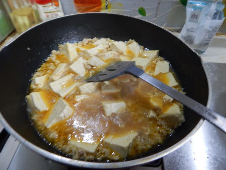 咖喱肉末豆腐步骤12