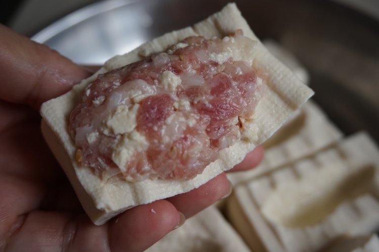 煎酿豆腐步骤10