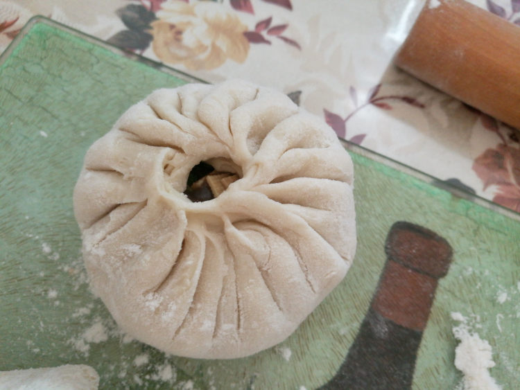 猪肉虾仁豆干包步骤12